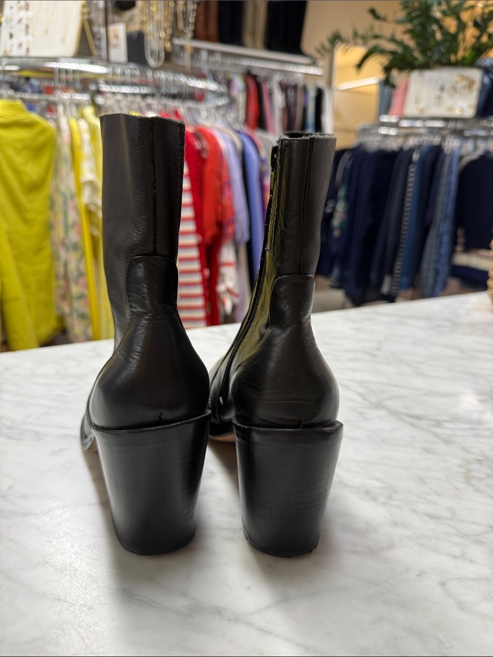 Jeffrey Campbell Ragini Black Ankle Bootie Size US8.5 - Picture 5 of 13